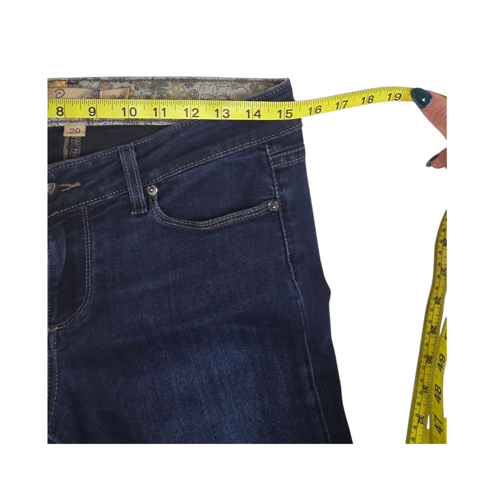 Paige Dark Wash Skinny Jeans - Picture 6 of 8